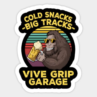 Cold Snacks -Big Tracks- Vice Grip Garage Sticker